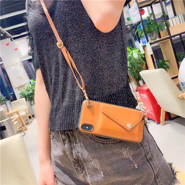 Iphone case with Credit Card Wallet  Crossbody - tuttostyle4u