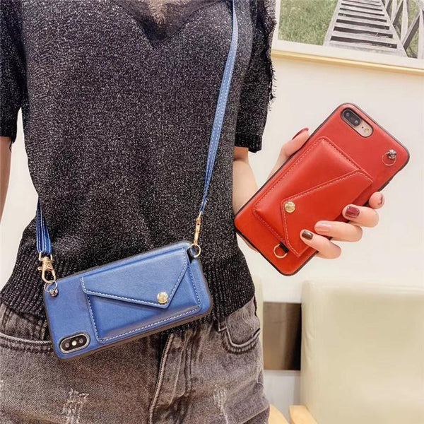 Iphone case with Credit Card Wallet  Crossbody - tuttostyle4u