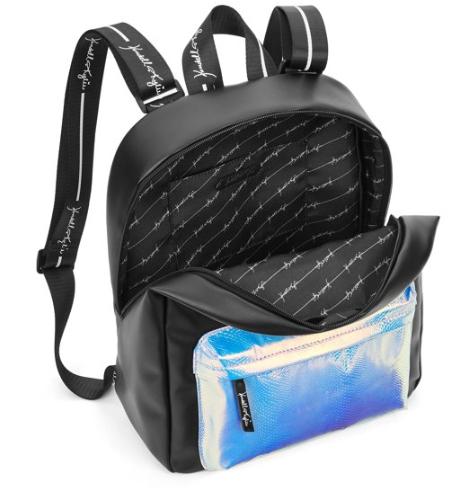 Kendall + Kylie Large Black / Iridescent Backpack - tuttostyle4u
