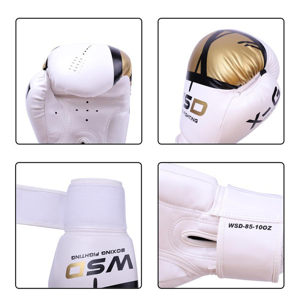 Kick Boxing Gloves for Men / Women PU Karate Muay Thai Free Fight Training - tuttostyle4u