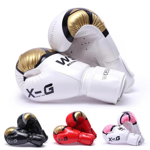 Kick Boxing Gloves for Men / Women PU Karate Muay Thai Free Fight Training - tuttostyle4u