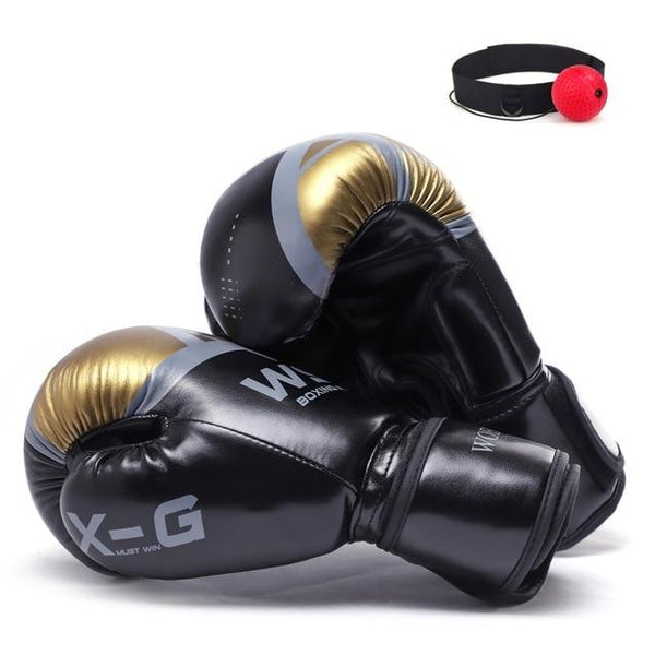 Kick Boxing Gloves for Men / Women PU Karate Muay Thai Free Fight Training - tuttostyle4u