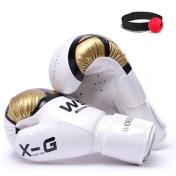 Kick Boxing Gloves for Men / Women PU Karate Muay Thai Free Fight Training - tuttostyle4u