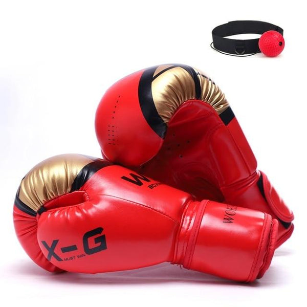 Kick Boxing Gloves for Men / Women PU Karate Muay Thai Free Fight Training - tuttostyle4u