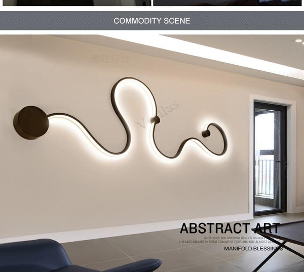 Modern Design LED light Wall Decoration - tuttostyle4u