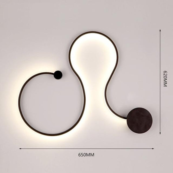 Modern Design LED light Wall Decoration - tuttostyle4u