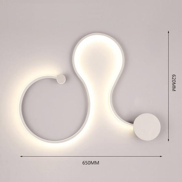 Modern Design LED light Wall Decoration - tuttostyle4u