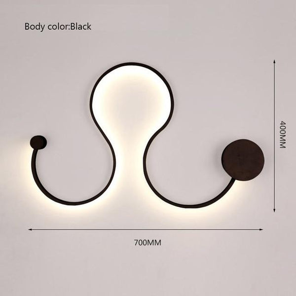 Modern Design LED light Wall Decoration - tuttostyle4u