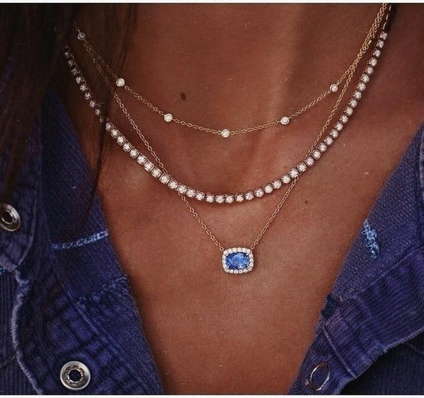Multi Layer Chokers & Necklaces - tuttostyle4u
