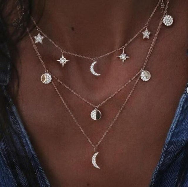 Multi Layer Chokers & Necklaces - tuttostyle4u