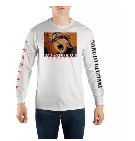 Naruto: Shippuden Naruto Uzumaki Long Sleeve T-Shirt - tuttostyle4u
