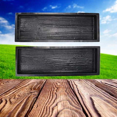 Pavement Mold, Wood Grain Path Maker Paving Cement Mould Courtyard Park Road - tuttostyle4u