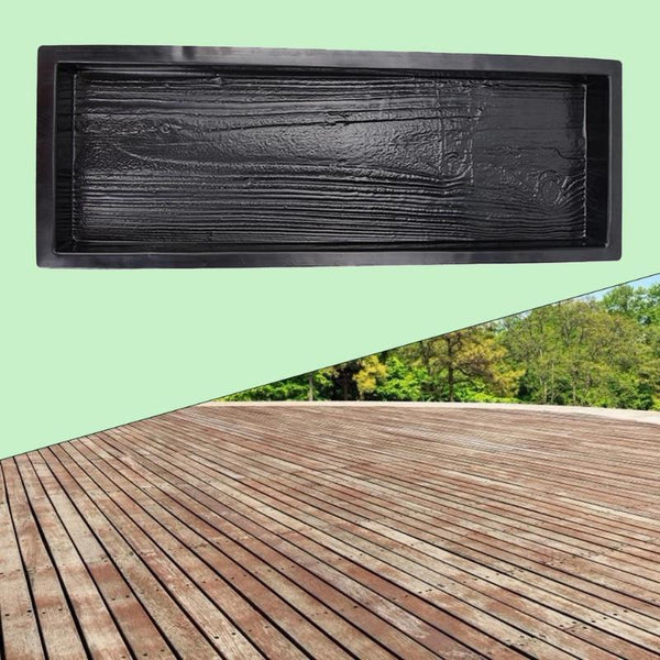 Pavement Mold, Wood Grain Path Maker Paving Cement Mould Courtyard Park Road - tuttostyle4u
