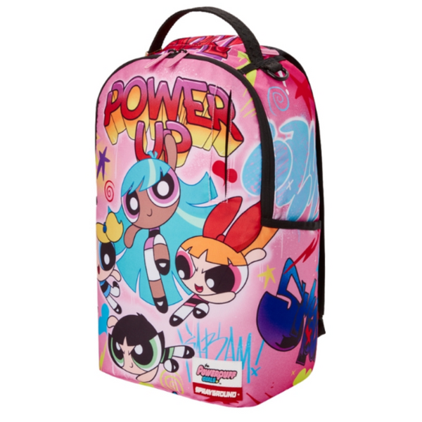 Powerpuff Girls On The Run DLXR Sprayground Backpack: Pink - tuttostyle4u