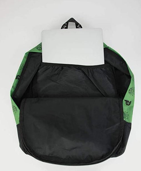 Primitive Skate x Rick & Morty Men's Pickle Rick Backpack Bag Green - tuttostyle4u