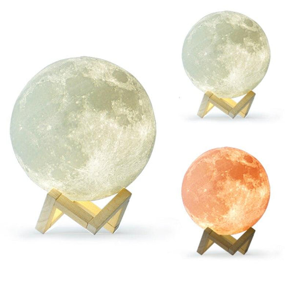 Rechargeable Moon Lamp - tuttostyle4u