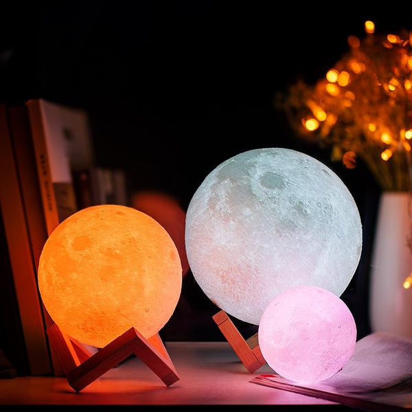 Rechargeable Moon Lamp - tuttostyle4u