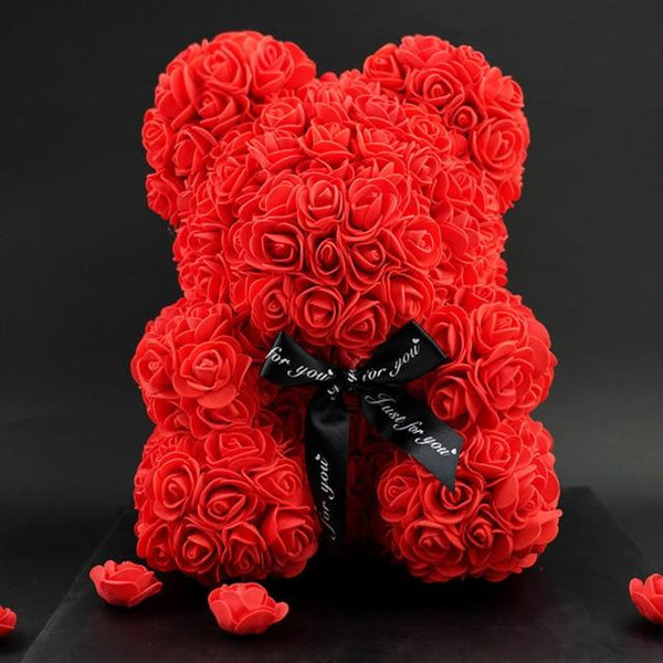Rose Teddy Bear 25 Cm - tuttostyle4u