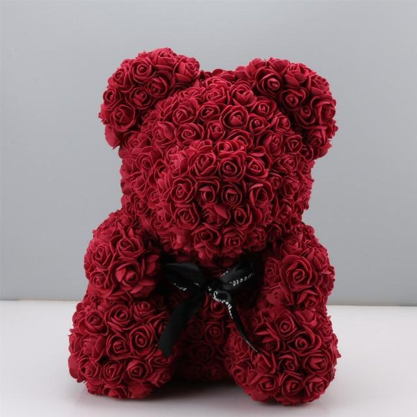 Rose Teddy Bear 25 Cm - tuttostyle4u