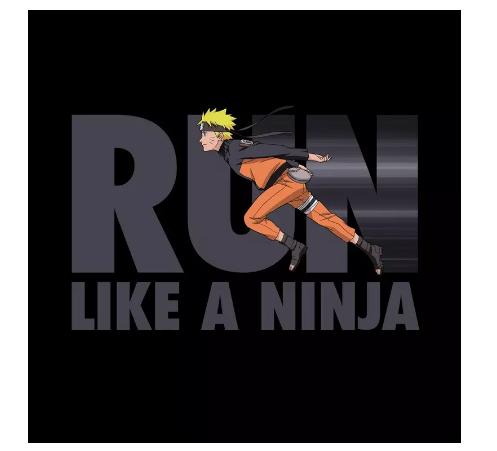 Naruto Shippuden Run Like a Ninja T-Shirt - tuttostyle4u
