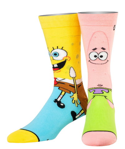 SpongeBob & Patrick Mens Crew Straight Down - tuttostyle4u