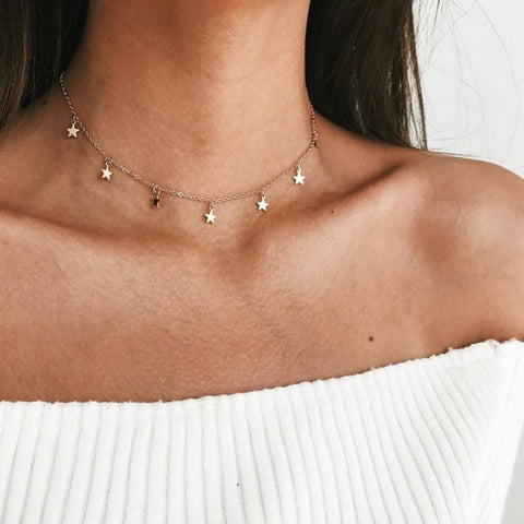 Star Choker Necklace 2019 - tuttostyle4u