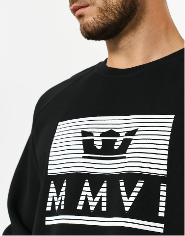 Supra Crown Crewneck Black size Small - tuttostyle4u