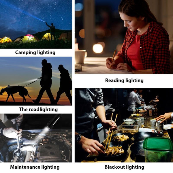 Torch LED Light  Magnetic Multifunction Fashlight - tuttostyle4u