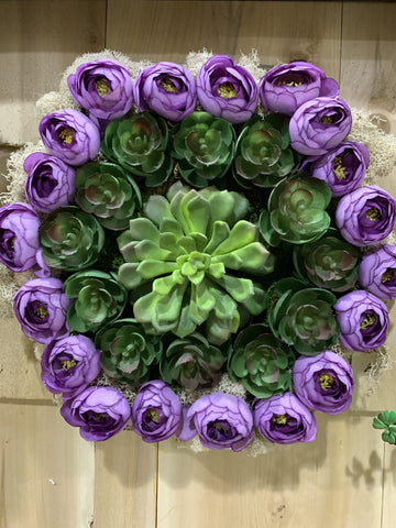 Wall succulents Circle - tuttostyle4u