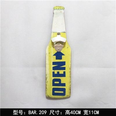 Wooden Wall Bottle Opener Retro Beer Bottle - tuttostyle4u