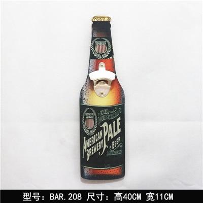 Wooden Wall Bottle Opener Retro Beer Bottle - tuttostyle4u