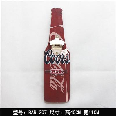Wooden Wall Bottle Opener Retro Beer Bottle - tuttostyle4u