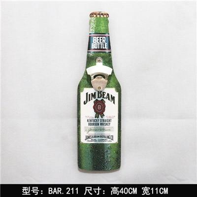 Wooden Wall Bottle Opener Retro Beer Bottle - tuttostyle4u