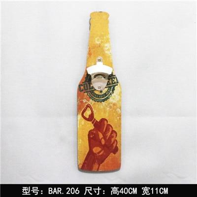 Wooden Wall Bottle Opener Retro Beer Bottle - tuttostyle4u